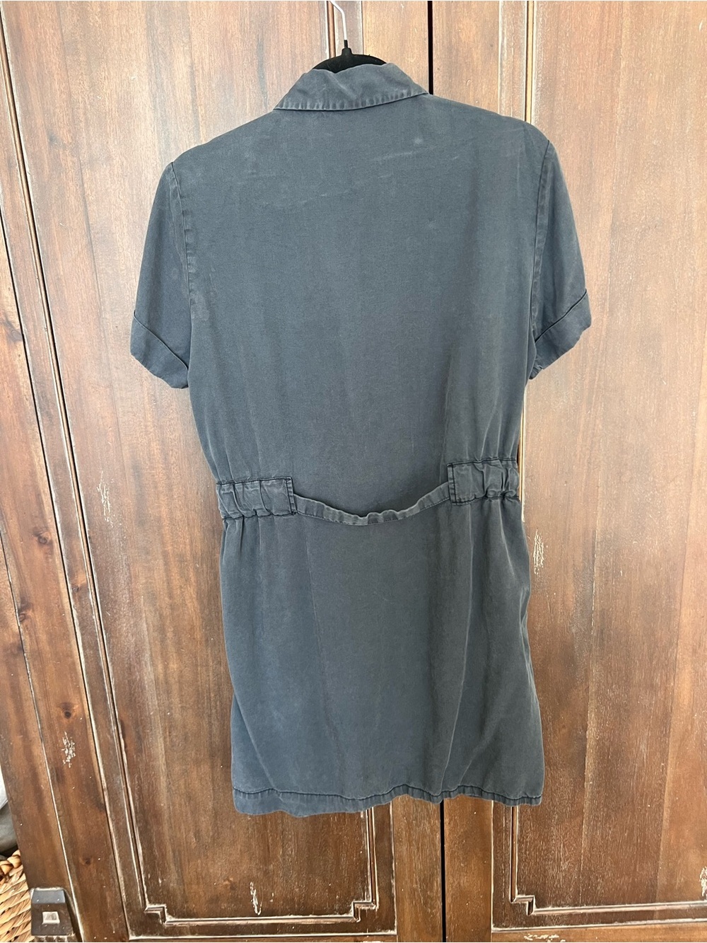 Velvet Heart Black Button-Up Shirt Dress - Picture 3 of 3